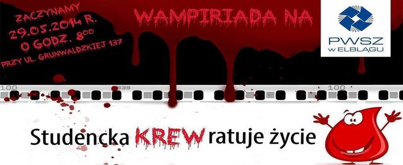 Elbląg, Twoja krew to czyjeś życie! Wampiriada 2014