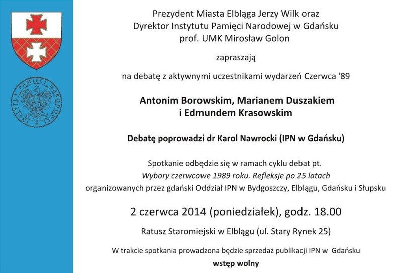 Elbląg, Wybory czerwcowe - elbląskie refleksje Elbląg, Wybory czerwcowe - elbląskie refleksje