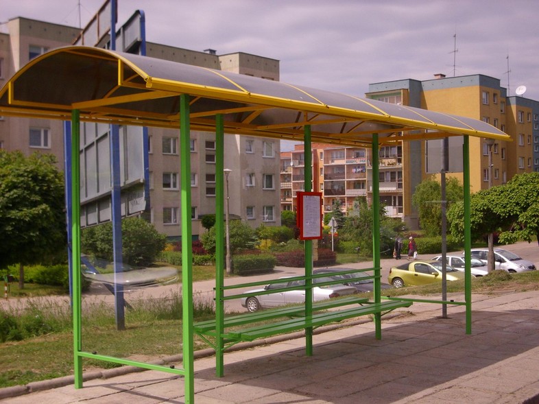 Elbląg, Nowe wiaty przystankowe Elbląg, Nowe wiaty przystankowe