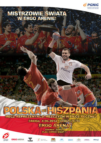 Dziś mecz Polska - Hiszpania w Ergo Arenie Dziś mecz Polska - Hiszpania w Ergo Arenie
