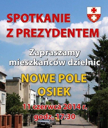 Elbląg, Spotkanie z prezydentem. Nowe Pole i Osiek Elbląg, Spotkanie z prezydentem. Nowe Pole i Osiek