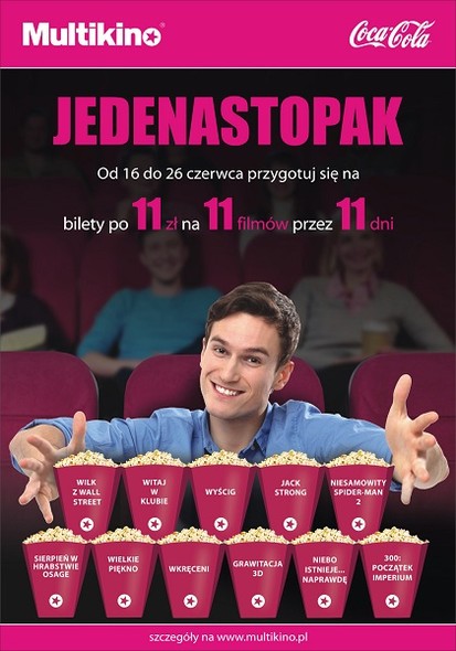 Elbląg, Jedenastopak w Multikinie! Elbląg, Jedenastopak w Multikinie!