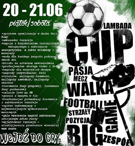 Elbląg, Lambada Cup 2014: zgłoś swoją drużynę!