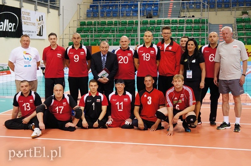 Elbląg, Męska reprezentacja Polski tuż przed turniejem