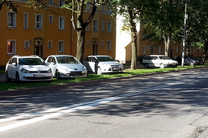 Elbląg, "Łosie na drodze": Tak parkują przy Brzeskiej
