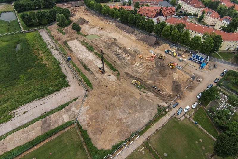 Elbląg, Kamera spogląda na budowę Elbląg, Kamera spogląda na budowę