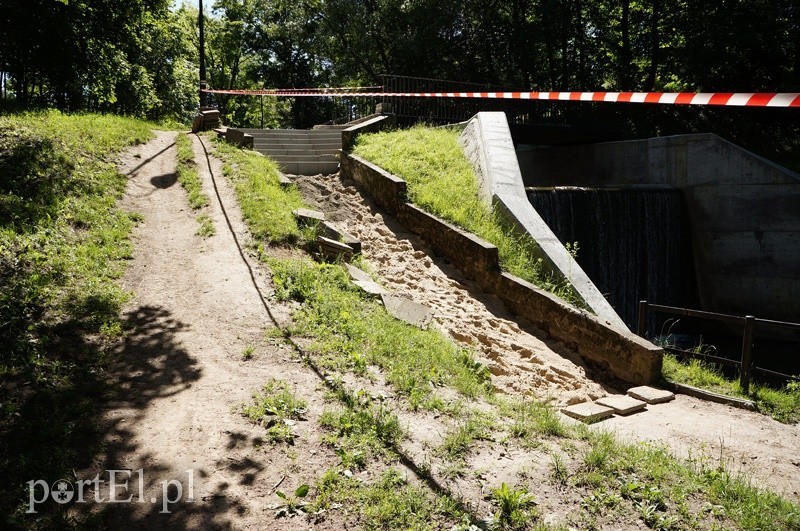 Elbląg, Nowe schody mają być gotowe do końca lipca Elbląg, Nowe schody mają być gotowe do końca lipca