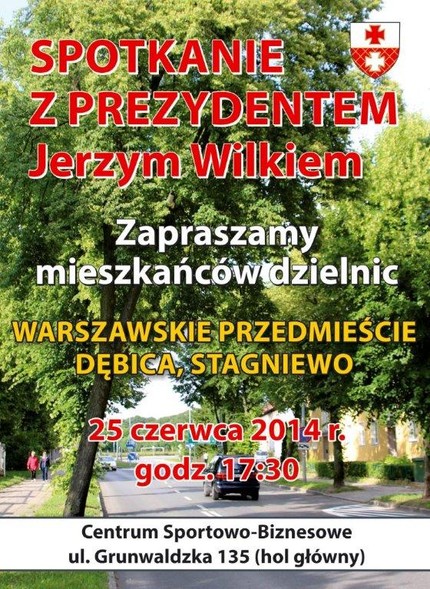 Elbląg, Spotkanie z prezydentem