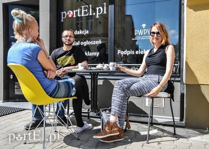 Elbląg, Gośćmi portEl Caffe był duet - Ada Ronżewska- Kotyńska i Łukasz Kotyński