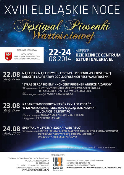 Sierpniowy weekend z Elbląskimi Nocami