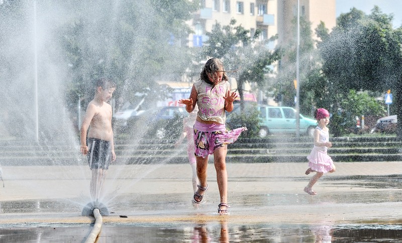 Elbląg, Trochę wody dla ochłody