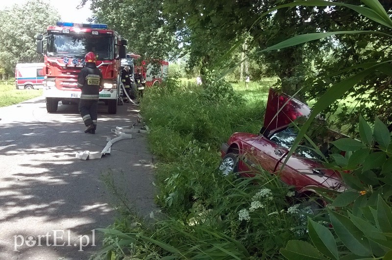 Elbląg, Golf wylądował w rowie Elbląg, Golf wylądował w rowie