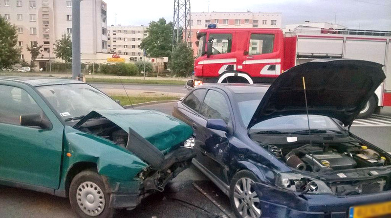 Elbląg, Kolizja przy pętli na Ogólnej Elbląg, Kolizja przy pętli na Ogólnej
