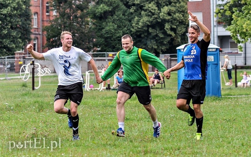 Elbląg, Trzej nowi zawodnicy Wójcika, od lewej: Stanisław Gębala, Marcin Głębocki oraz Oskar Serpina