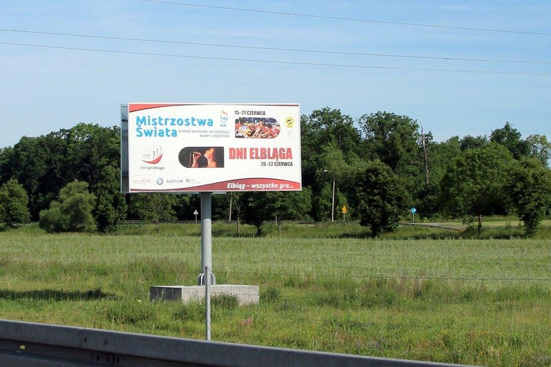 Elbląg, Billboardy stoją, witacze muszą poczekać Elbląg, Billboardy stoją, witacze muszą poczekać
