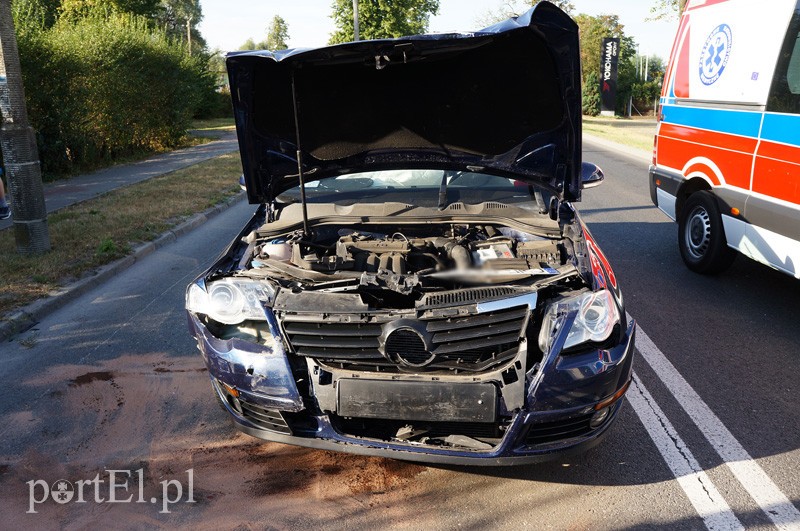 Elbląg, Wypadek na Warszawskiej: jedna osoba w szpitalu