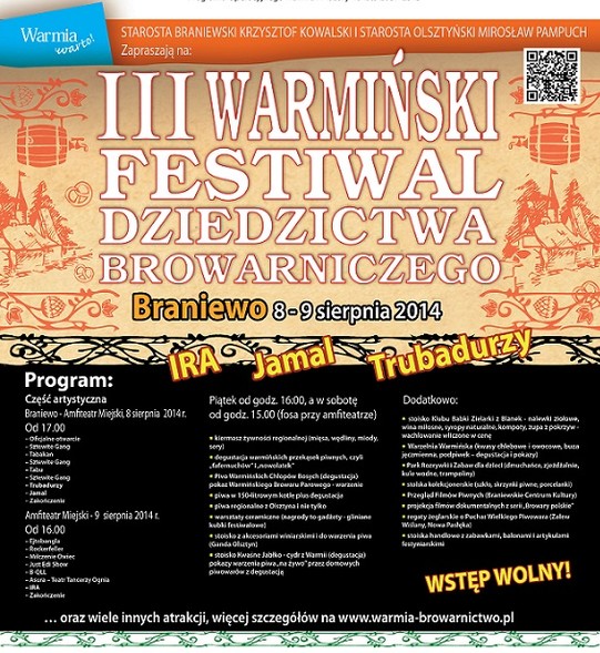 Elbląg, Festiwal browarniczy zawita do Braniewa Elbląg, Festiwal browarniczy zawita do Braniewa