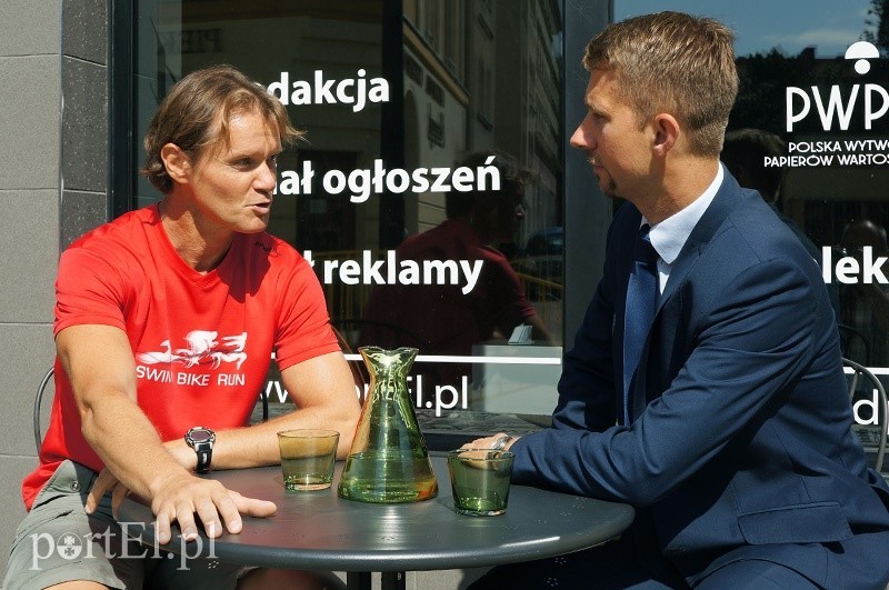 Elbląg, Bogusław Tołwiński był gościem portEl Caffe Elbląg, Bogusław Tołwiński był gościem portEl Caffe
