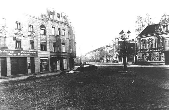 Elbląg, Plac Grunwaldzki przed I wojny światową, Po prawej stronie budynek starostwa Elbląg, Plac Grunwaldzki przed I wojny światową, Po prawej stronie budynek starostwa