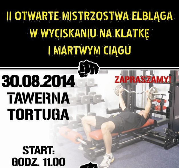 Elbląg, Mistrzostwa w wyciskaniu i siatkówka Elbląg, Mistrzostwa w wyciskaniu i siatkówka