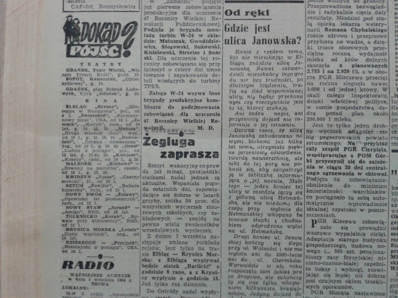 Elbląg, Żegluga zaprasza Elbląg, Żegluga zaprasza