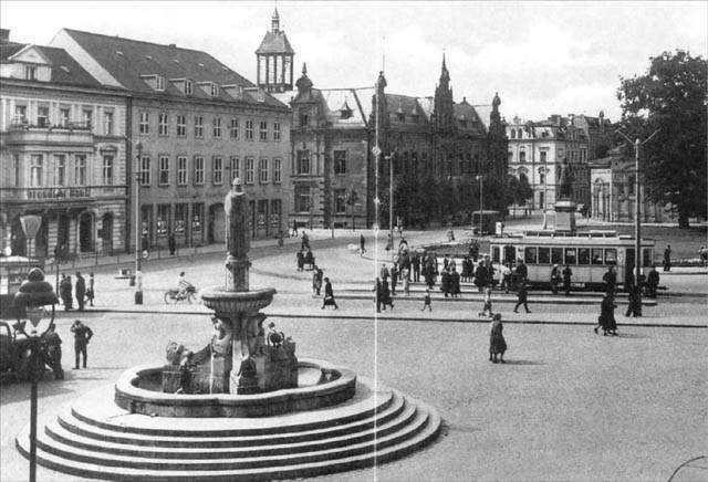 Elbląg, Plac Fryderyka Wilhelma, czyli dzisiaj Plac Słowiański Elbląg, Plac Fryderyka Wilhelma, czyli dzisiaj Plac Słowiański
