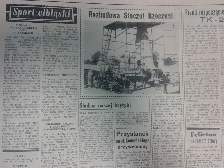 Elbląg, Rozbudowa Stoczni Rzecznej Elbląg, Rozbudowa Stoczni Rzecznej
