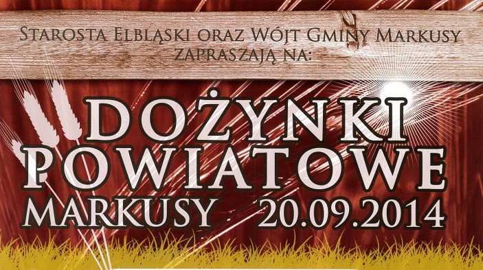 Elbląg, Dożynki powiatowe w sobotę