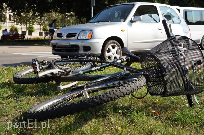 Elbląg, Potrącenie rowerzysty na przejściu dla pieszych