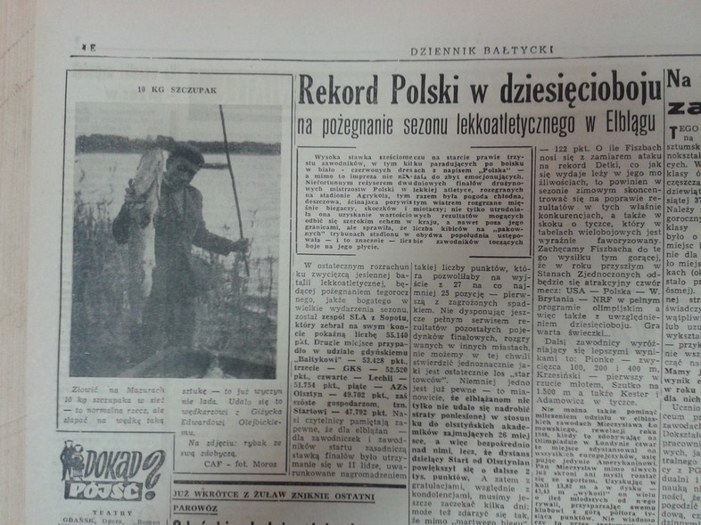 Elbląg, 10 kg szczupak Elbląg, 10 kg szczupak