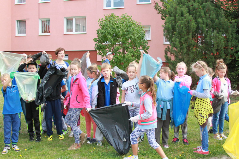 Elbląg, Sprzątanie świata w Zespole Szkół nr 1