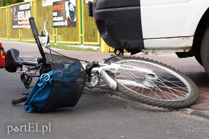 Elbląg, Zagonowa: potrącenie rowerzystki