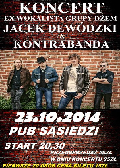 Elbląg, Jacek Dewódzki & Kontrabanda w Pubie Sąsiedzi