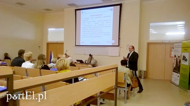 Elbląg, Dr Dariusz Śledź mówił o bezrobociu w Elblągu Elbląg, Dr Dariusz Śledź mówił o bezrobociu w Elblągu