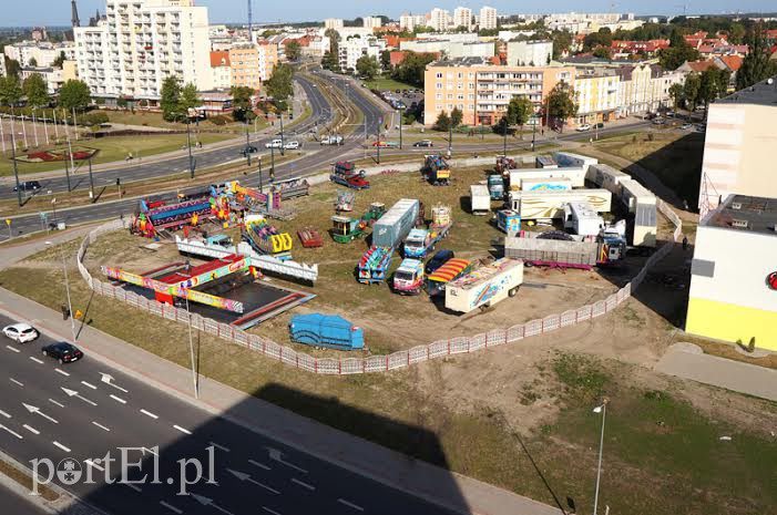 Elbląg, Działka nie ma nowego właściciela, na razie na tym terenie rozstawiono lunapark