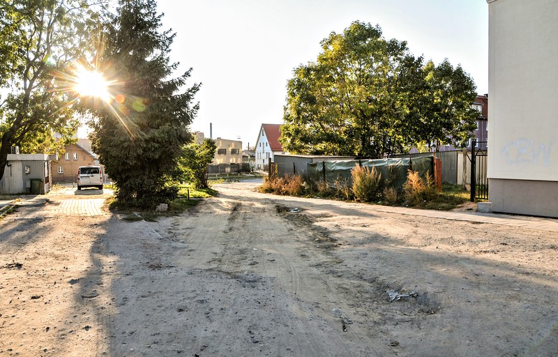 Elbląg, Długa droga do drogi przy Donimirskich