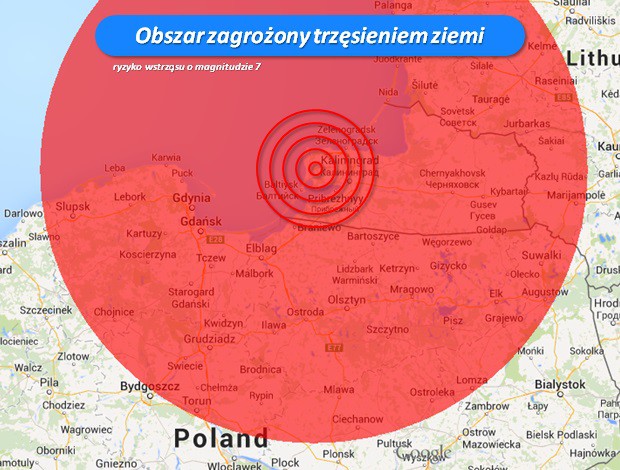 Elbląg, Grozi nam trzęsienie ziemi?