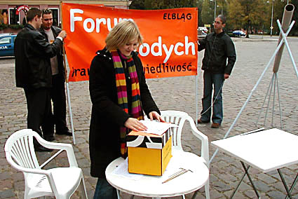 Elbląg, Uliczny teleskop Elbląg, Uliczny teleskop