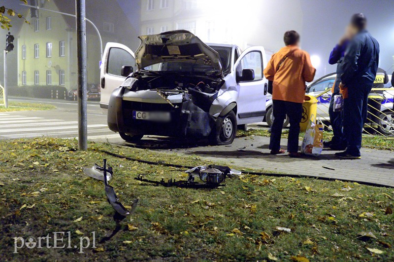 Elbląg, Bema: groźne zderzenie na skrzyżowaniu