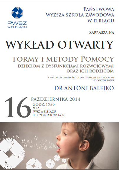 Elbląg, Wykład otwarty w PWSZ Elbląg, Wykład otwarty w PWSZ
