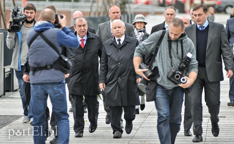 Elbląg, Jarosław Kaczyński do Elbląga przyjeżdża dość regularnie Elbląg, Jarosław Kaczyński do Elbląga przyjeżdża dość regularnie