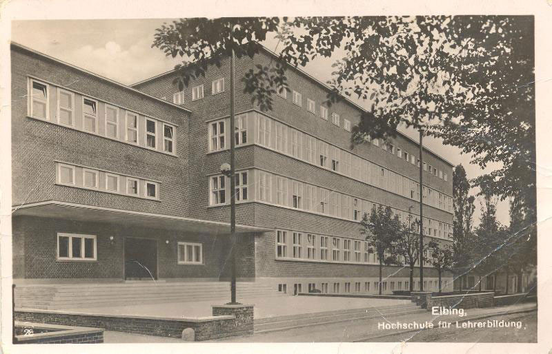 Elbląg, Przedwojenne zdjęcie budynku, w którym obecnie mieści się Zespół Szkół Mechanicznych Elbląg, Przedwojenne zdjęcie budynku, w którym obecnie mieści się Zespół Szkół Mechanicznych