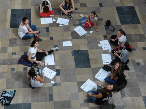 Młodzież podczas Mediakacji