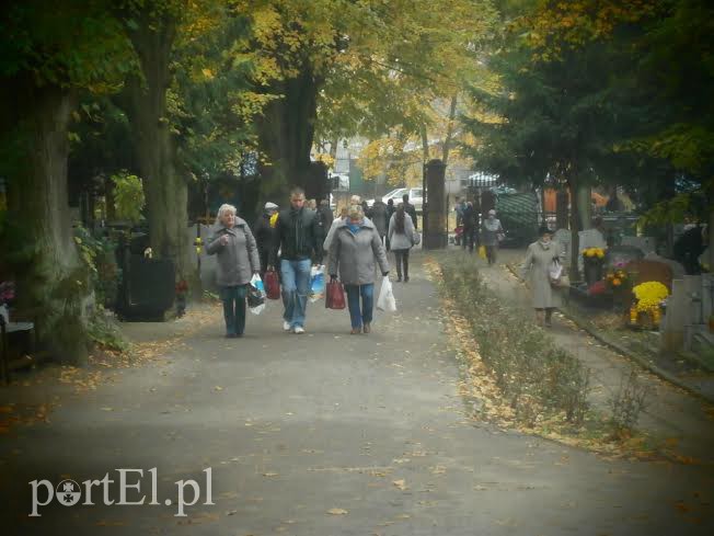 Elbląg, Elblążanie odwiedzają groby bliskich Elbląg, Elblążanie odwiedzają groby bliskich