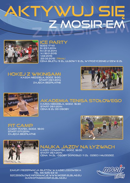 Elbląg, Ice Party z MOSiR-em Elbląg, Ice Party z MOSiR-em