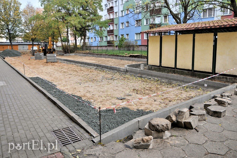 Elbląg, Tak wyglądał budowany parking kilka dni temu, prace jeszcze trwają