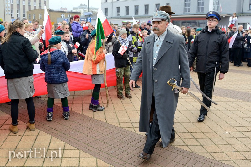 Elbląg, Marszałek Józef Piłsudski dziś na dworcu PKP w Elblągu. Prawie tak,  jak 96 lat temu w Warszawie