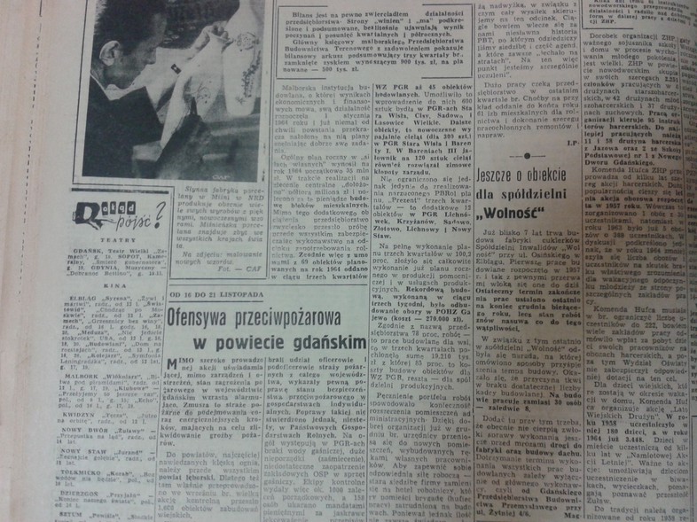 Elbląg, Jeszcze o obiekcie dla spółdzielni "Wolność" Elbląg, Jeszcze o obiekcie dla spółdzielni "Wolność"