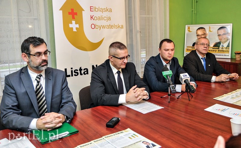 Elbląg, Od lewej: Paweł Nieczuja-Ostrowski, Cezary Balbuza, Piotr Opaczewski, Waldemar Siuda Elbląg, Od lewej: Paweł Nieczuja-Ostrowski, Cezary Balbuza, Piotr Opaczewski, Waldemar Siuda