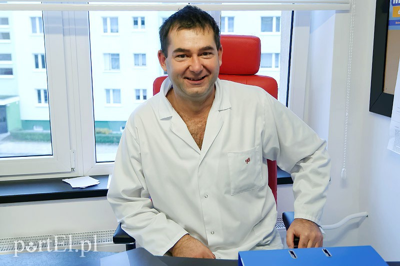 Elbląg, Marek Mital pracuje w przychodni przy ul. Myliusa Elbląg, Marek Mital pracuje w przychodni przy ul. Myliusa